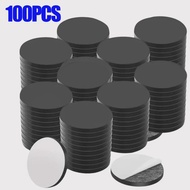 30/50/100pcs Self Adhesive Magnetic Dia 20mm Thickness 2mm Round Rubber Flexible Small Sticky Magnet