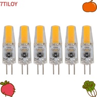 7TILOYSHOP 6PCS G4 Light Bulb, 180lm 2W G4 LED Bulb, Durable 120V G4 Bulb Table Lamp
