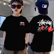 【220G 100%Cotton Tshirt】NELLY Cool T Shirt For Boys Kids 3yrs-14yrs Baju Budak Lelaki Full Cotton Su