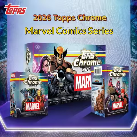 2026 Topps Marvel Comics Chrome Value Series Trading Cards Blind Box Official Licensed Collectible H