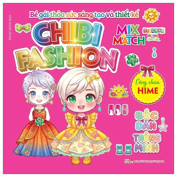 Bé Gái Thỏa Sức Sáng Tạo Và Thiết Kế - Chibi Fashion - Công Chúa Hime