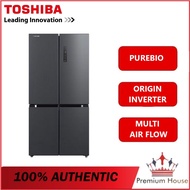 Toshiba 580L 4 door French GR-RF608WI-PMY(06) Refrigerator Inverter Fridge