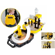 🌟Ready Stock🌟Kids Backpack Construction Parking Garage / Military Toy Car Set