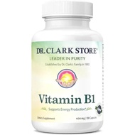 Dr. Clark Vitamin B1 Thiamine 500mg Supplement -Thiamine B1 Supplement for Healthy Nervous System & 