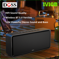 IVIOB DOSS Bluetooth Speaker SoundBox XL BT 5.0 Powerful 32W Stereo and Deep Bass Subwoofer Sound Bo