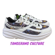 Sepatu Batik AYAM WARENG Khas Kabupaten Tangerang Culture Chosamon RUNNING COOL Sepatu Olahraga Lari