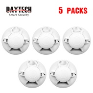 PAYDAY DAYTECH  SM12 เครื่องตรวจจับควันไฟ Stand Alone Alarm Sensor แบตเตอรี่ 9 โวลต์สำหรับบ้าน / สำน