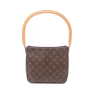 LOUIS VUITTON Looping MM 肩背包 M51146 Monogram 棕色 二手 LV 女款