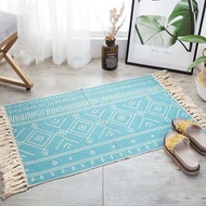 5慧60x90cm Classical Carpet Bohemian Ethnic Style Retro Soft Rugs Non-slip Bedroom Decoration Prayer