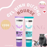 Gel Dinh Dưỡng Và Tiêu Búi Lông Cho Chó Mèo Nourse 09 & Nourse 22 120g - Xiuxiu Giang