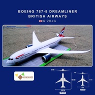 Boeing 787-8 British Airways Paper Model Kit