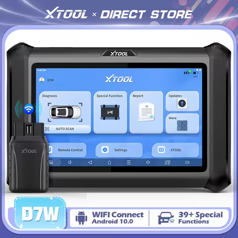 XTOOL D7W D7S All Systems Diagnostic Tools Automotive Scanner FCA AutoAuth Built-in DoIP/CAN FD 39+ 