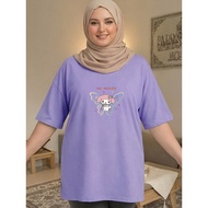 2Y571 [AIYOU] XL-5XL T shirt Women Plus Size Tshirt Woman Casual Couple T Shirt Clothing Ladies Baju