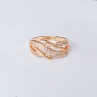 Kenten Acc Elegant 18k Gold Gemstone Ring CPX117