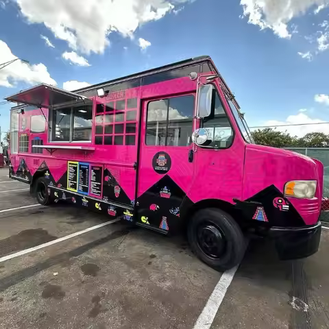 Mobile Food Cart for Party Catering Event Service Snack Truck for Wedding Festival Gathering Busines