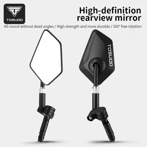 TOSUOD Bicycle Rearview Mirror Wide Range Back Sight Rearview Adjustable Bike Cycling View Mirror