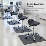 Static Control Lab Stool, Height Adjustable Laboratory Stool for Cleanrooms and Workshops, for Assem