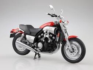 【高雄冠軍】24年8月預購 青島 1/12 機車 完成品 Yamaha 山葉 VMAX 火紅 免訂金