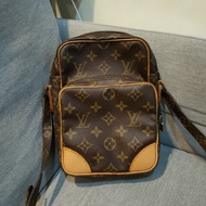 【8成新】㊣✨Louis Vuitton✨路易威登 LV 老花 雙層 相機包 肩背包 斜背包 /二手精品/二手包/保證正品