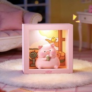 lulu豬 罐頭豬 豬仔 小豬 小夜燈 檯燈 擺設 擺件 裝飾 公仔 生日禮物 送禮
