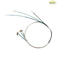 JUSTO Violin Strings Set, Mixed Colors Stainless Steel Wire Full Set Violin String, Professional Vio