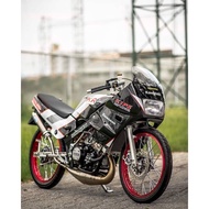 KAWASAKI KIPS KR150 ZSR150 STRIPE STICKER KR150 SP TURBOMAG 1991