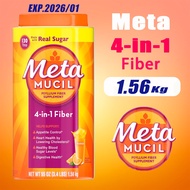 พร้อมส่ง สินค้านำเข้า  ของแท้ MetaMucil fiber Powder Orange flavor sugar free Powder 662g Supplement