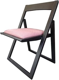 Folding High Seat Chair L1824 Still Red | Ashtray [18.9 x 17.7 x 28.3 inches (48 x 45 x 72 (41 cm), 