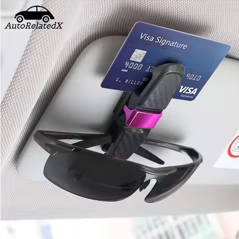 Car Glasses Holder Ticket Card Clamp For Bmw 1 3 5 7 Series E87 E81 F20 E46 E90 E91 E92 E93 E39 E60 