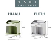 YAKI - TORA Transparent Cutlery Cutlery Organizer Aesthetic Cutlery Rack Modern Spoon Organizer Mini