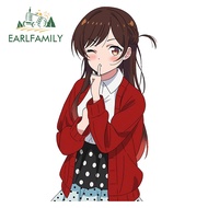 EARLFAMILY 13cm x 7.1cm RENT A GIRLFRIEND Car Stickers Fashionable Waterproof Motorcycle Windows Vin