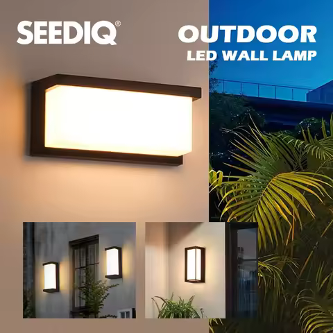 Waterproof Outdoor LED Wall Light 24W Modern Exterior Wall Lamp AC90-260V Outside Facade Wall Lighti