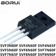10pcs SVF3N80F SVF4N60F SVF4N65F TO220F SVF4N65 SVF5N60F SVF6N60F SVF7N60F SVF7N65F SVF8N60F SVF9N90
