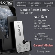 Readyyy Stock... Cortex Double Power Baterai Iphone Battery Xr Xs