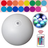 LED Balloon Large Beach Ball Halloween Jumbo Pool Toys Balls LED Inflatable Beach Ball Pool Toy Swim