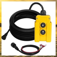 (HARB) 4 Wire Dump Trailer Remote Control Switch for Hydraulic Pump 12V DC for Lift Winch Dump Bed