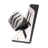 Steel Foot Gas Accelerator Brake Pedal Cover For BMW 2 3 4 5 6 7 Series iX X3 X4 X5 X6 X7 Z4 F15 F16