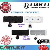 LIAN LI HYDROSHIFT 2 LCD 360TL Black White Fanless AIO Liquid Cooler LGA1700 AM5