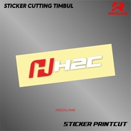 H2C Sticker Reflective Cutting Motorcycle Sticker