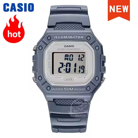 Casio Watch Unisex Original Sport multifunctional Vintage Waterproof Watch W-218HC
