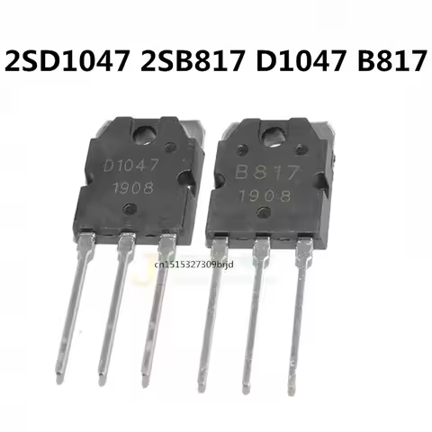 Original 2PCS/ 2SD1047 D1047 2SB817 B817 TO-3P In stock