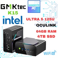 GMKtec K15 Intel ULTRA 5 125U Windows Mini PC 64GB RAM 4TB SSD Gaming PC Gaming Computer Desktop CPU