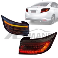 For Toyota Vios 2014-2018 LED Taillight, Dragon scale Design LED Tail lamp for Toyota Vios 2014 2015