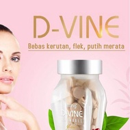 Promo!!! D-Vine Collagen Original Asli Pemutih Kulit 20 Butir || Suple