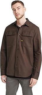 Men's CPO Regular Shirt, Multicolour (Ganache/Dk Plum Oxford D23583-c895-g780), Medium