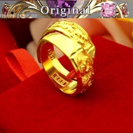 916 gold jewelry yellow 916 gold wedding sand 916 gold dragon and phoenix ring men and women 916 gol