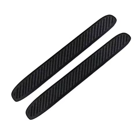 RR-Car Bumper Protector Rubber Strips, Carbon Fibre Front And Rear Side Bumper Guard Cover For SUV M