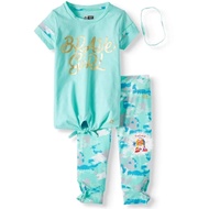 Brave Girl Leggings Girls Active Set With Headband