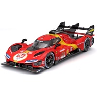 Bburago 1:24th Ferrari Racing 499P LMH Winner Le Mans 2023 51 Red