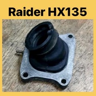 HX135 RAIDER INTAKE PIPE CARBURETOR JOINT CARBURETER KARBURETOR KARBURETER HX 135 SPARE PART